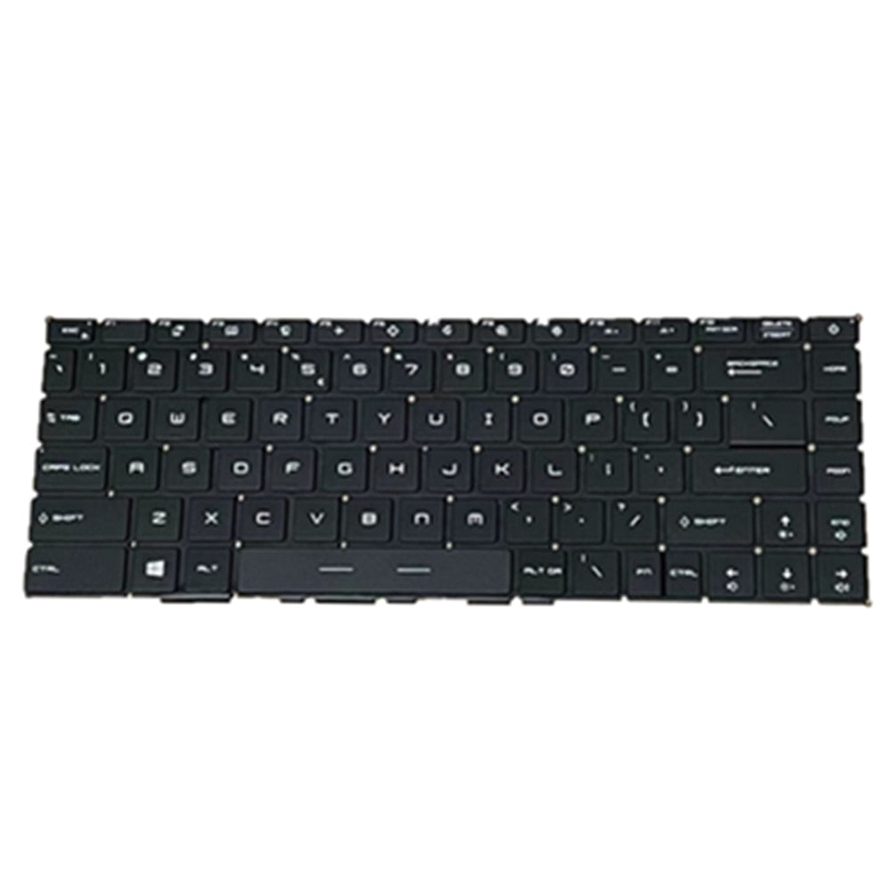 Laptop Keyboard For MSI For Summit E13 Flip Black US English Edition