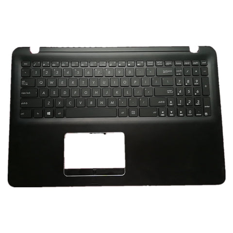 Laptop Upper Case Cover C Shell & Keyboard For ASUS Q524 Q524U Q524UQ Black US English Layout Small Enter Key Layout