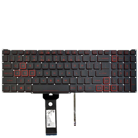 Laptop Keyboard For ACER For Nitro AN517-54 Black US English Layout