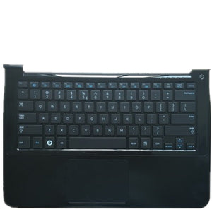 Laptop Upper Case Cover C Shell & Keyboard & Touchpad For Samsung NP900X1A Black US English Layout
