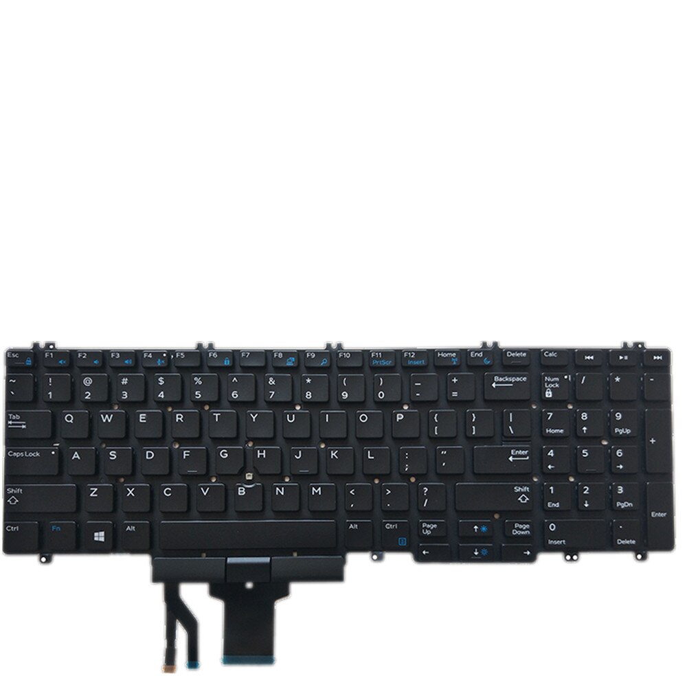 Laptop Keyboard For DELL Precision 7730 US UNITED STATES edition Colour Black