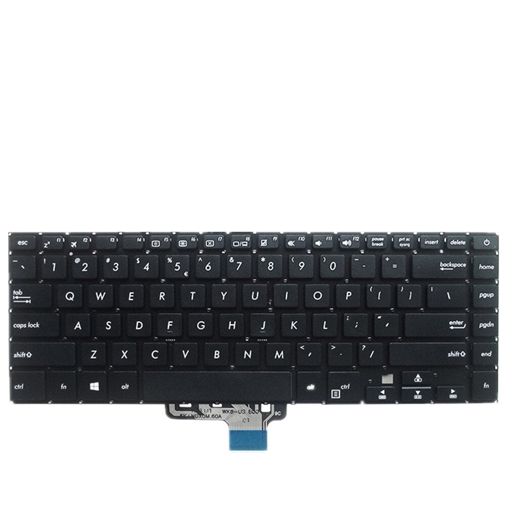 Laptop Keyboard For ASUS BX510 Colour Black