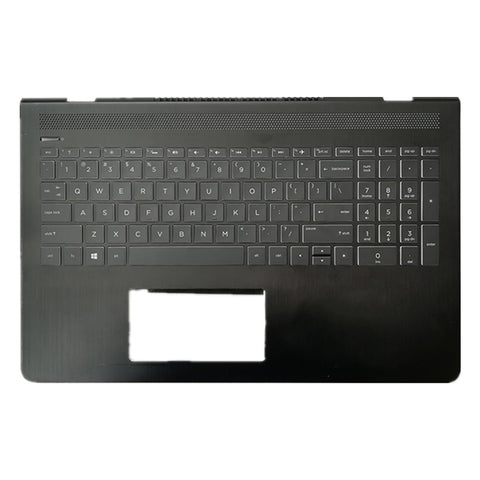 Laptop Upper Case Cover C Shell & Keyboard For HP Pavilion 15-CB 15-cb000 Black TPN-Q193 US English Layout Small Enter Key Layout