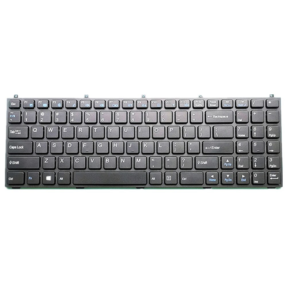 Laptop Keyboard For CLEVO N950 N950TC N950TD Black US United States Edition