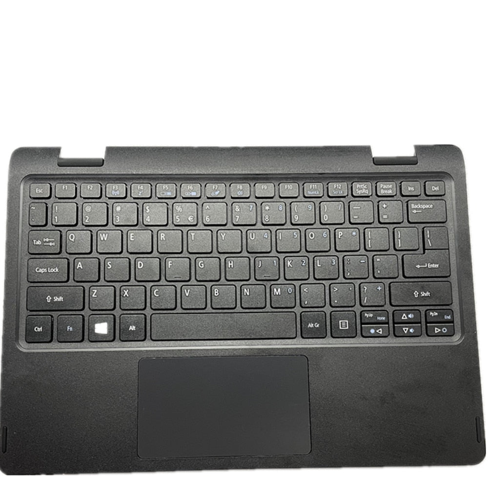 Laptop Upper Case Cover C Shell & Keyboard & Touchpad For ACER For Aspire R3-131 R3-131T Black US English Layout
