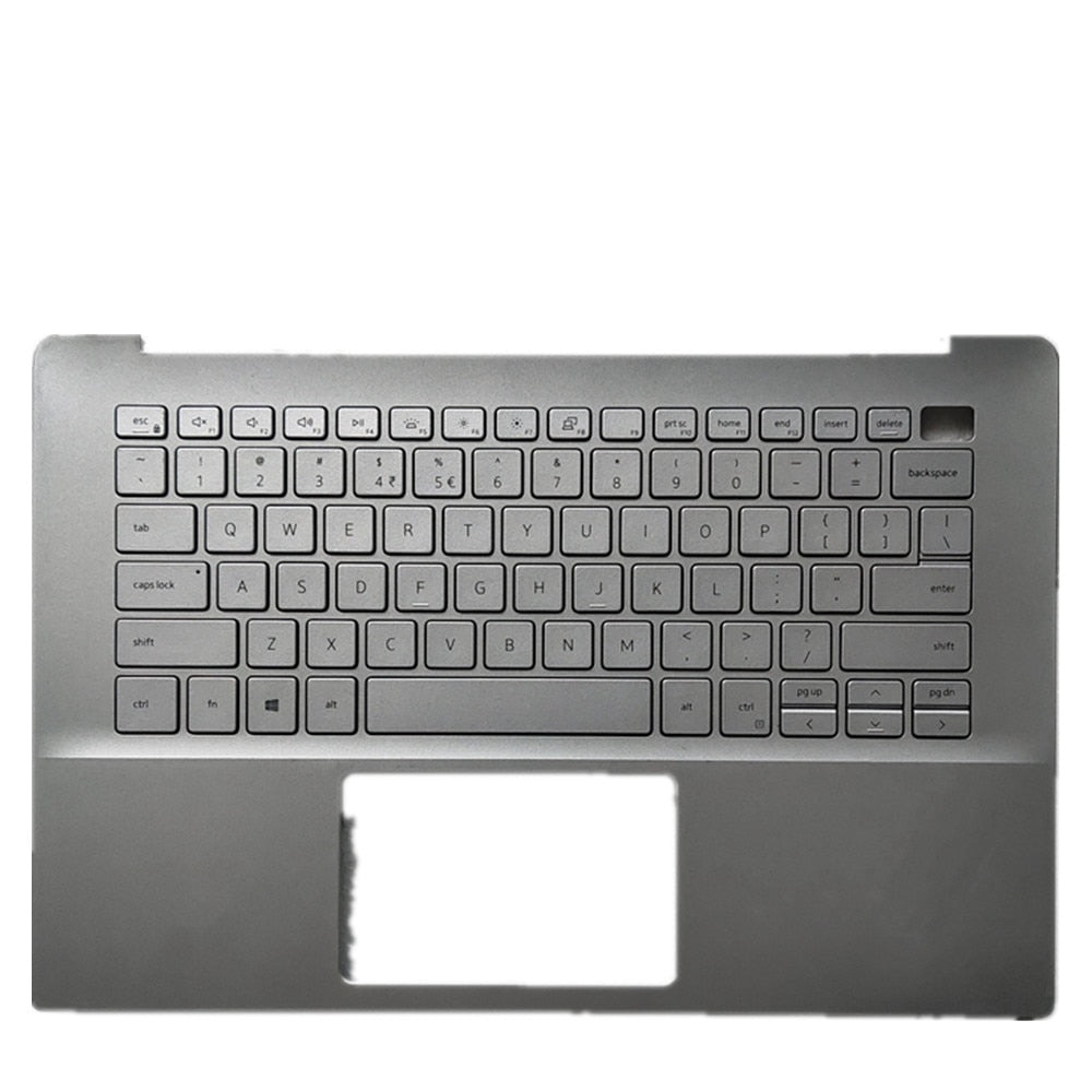 Laptop Upper Case Cover C Shell & Keyboard For DELL Inspiron 5490 Silver US English Layout