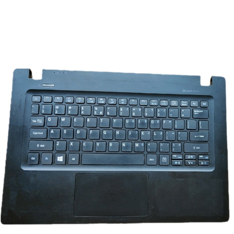 Laptop Upper Case Cover C Shell & Keyboard & Touchpad For ACER For Aspire V3-372 V3-372T Black US English Layout