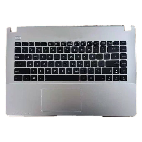 Laptop Upper Case Cover C Shell & Keyboard & Touchpad For ASUS F450CA F450CC F450JB F450JF F450LA F450LB LC LD LN MD VB VC VE White US English Layout Small Enter Key Layout