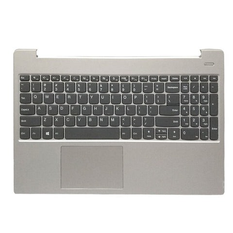 Laptop Upper Case Cover C Shell & Keyboard & Touchpad For Lenovo ideapad S340-15API S340-15IIL S340-15IWL S340-15IML Color Silvery