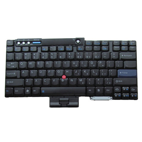 Laptop Keyboard For Lenovo ThinkPad R500 Black US United States Layout