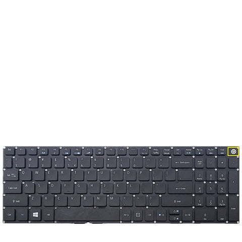 Laptop Keyboard For ACER For Aspire A515-55 Colour Black US United States Edition