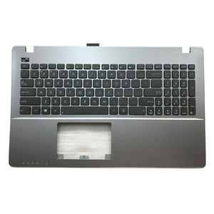 Laptop Upper Case Cover C Shell & Keyboard For ASUS FH5900 Silver US English Layout Small Enter Key Layout