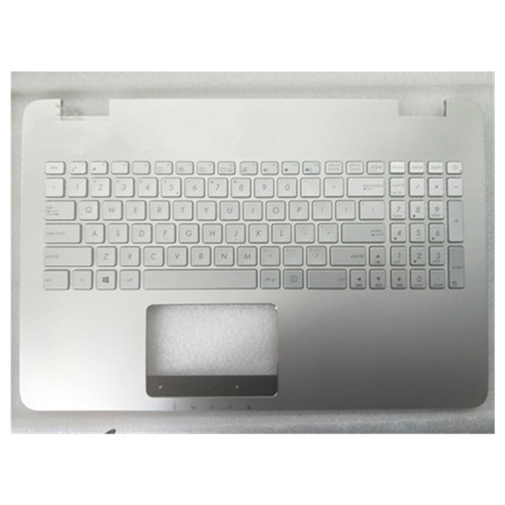 Laptop Upper Case Cover C Shell & Keyboard For ASUS G771 G771JM G771JW White US English Layout Small Enter Key Layout 