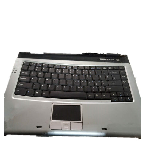 Laptop Upper Case Cover C Shell & Keyboard & Touchpad For ACER For Aspire 2420 Silver US English Layout