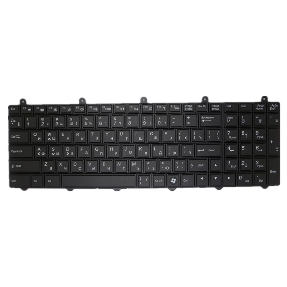 Laptop Keyboard For CLEVO M550G M550J M550JE M550N M550S M550SE M550V Colour black RU Russian Edition