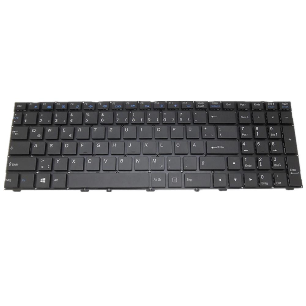 Laptop Keyboard For CLEVO N650DU Colour black GR German Edition 