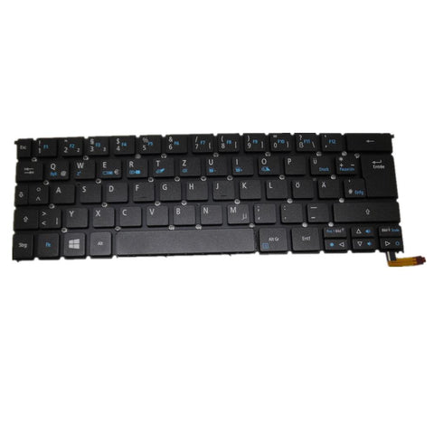 Laptop keyboard for ACER For Aspire R5-571 R5-571T R5-571TG Colour Black GR German Edition