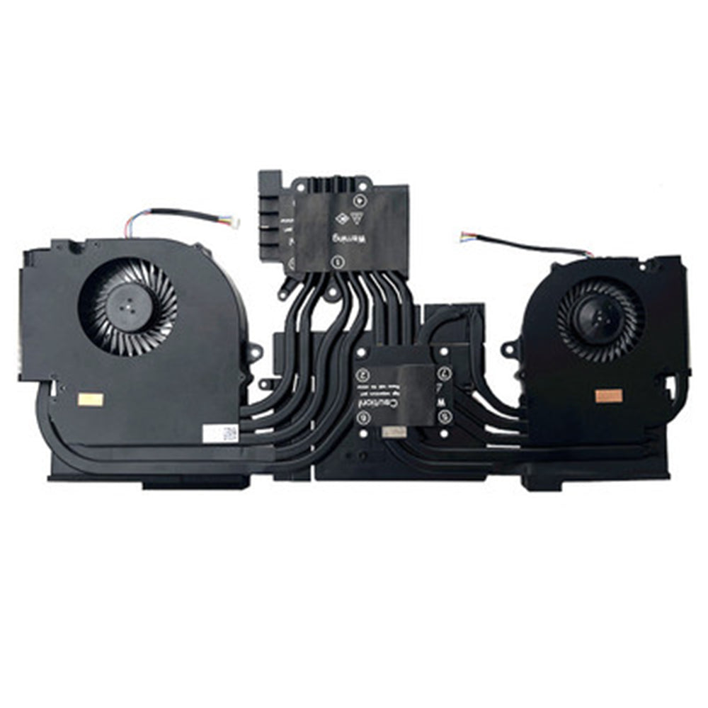 Laptop CPU Cooling Fan For CLEVO X170KM-G Black