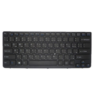 Laptop Keyboard For SONY SVT13 SVT13112FXS SVT13113FXS SVT13114GXS SVT13115FDS SVT13116FXS SVT13118FXS SVT131190S SVT131190X SVT1311CGXS SVT1311EFYS SVT13132CXS  Colour Black AR Arabic Edition