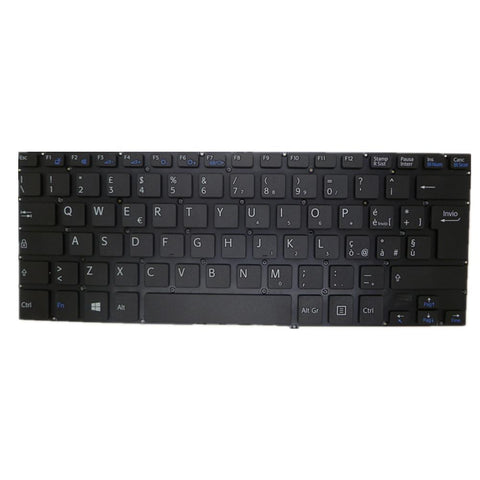 Laptop Keyboard For SONY SVE11 SVE11113FXB SVE11113FXW SVE11115EA SVE11125CXB SVE11125CXW SVE11135CLB SVE11135CLP SVE11135CLW SVE11135CXB SVE11135CXW   Colour Black IT Italian Edition