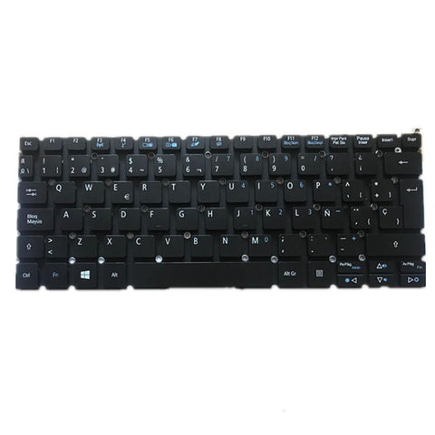 Laptop Keyboard For ACER For Aspire S3-391 Black SP Spanish Edition