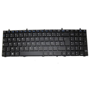 Laptop Keyboard For CLEVO W150DAQ W150ERM W150ERQ W150HNM W150HNQ W150HRM W150HRQ W155EU Colour black FR French Edition