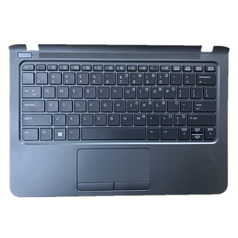 Laptop Upper Case Cover C Shell & Keyboard & Touchpad For HP ProBook x360 11 G5 EE  Black 