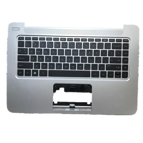 Laptop Upper Case Cover C Shell & Keyboard For HP Stream 14-z000 Silver 788088-001