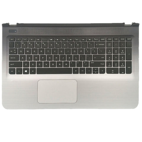 Laptop Upper Case Cover C Shell & Keyboard & Touchpad For HP Pavilion 17-G 17-g000 (Touch) 17-g100 (Touch) 17-g200 (Touch) Gray 