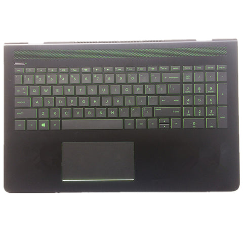 Laptop Upper Case Cover C Shell & Keyboard & Touchpad For HP Pavilion 15-DP 15-dp0000 Black L22938-001