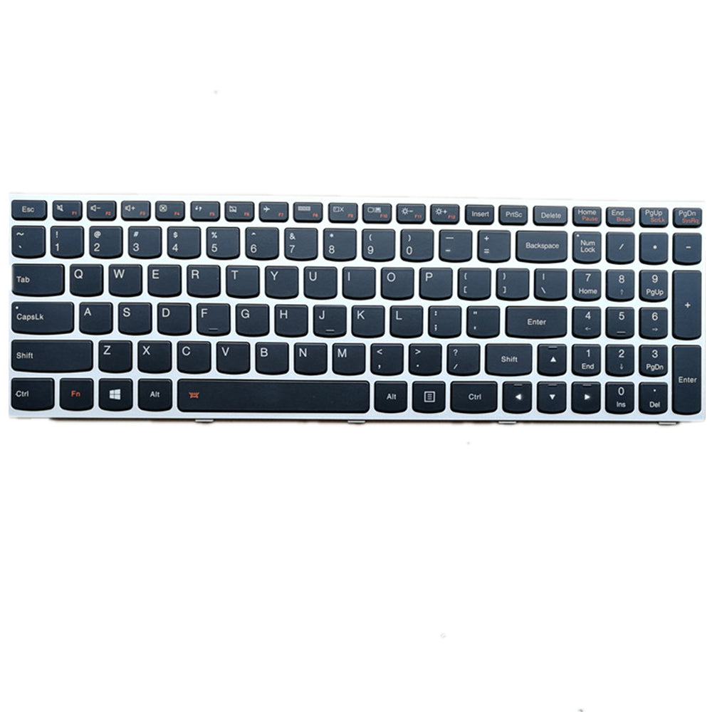 Laptop Keyboard For LENOVO For Ideapad G51-35 Without Backlight Colour SilverUS UNITED STATES Edition