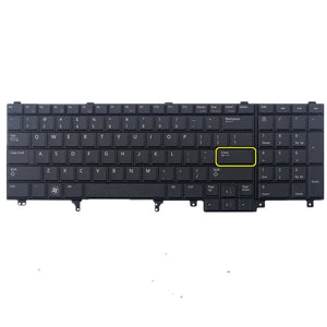 Laptop Keyboard For Dell Latitude E5520 E5520M Black US United States Edition