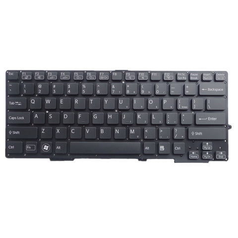 Laptop Keyboard For SONY SVS13 SVS13125CXB SVS13127PXB SVS131290S SVS131290X SVS1312ACXP SVS1312ACXW SVS1313AGXB SVS1313BGXB SVS1313ZDZB SVS131190X SVS131190X Colour Black US united states Edition