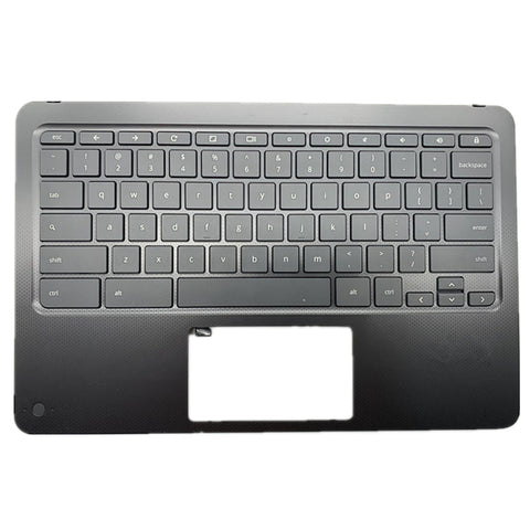 Laptop Upper Case Cover C Shell & Keyboard For HP Chromebook 12b-ca0000 x360 Black 