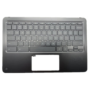 Laptop Upper Case Cover C Shell & Keyboard For HP Chromebook 12-F 12-f000 Black 