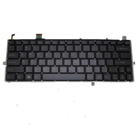 Laptop Keyboard For SONY SVD13 duo13 SVD1321APXB SVD1321APXR SVD1321BPXB SVD1321DCXW SVD13223CXB SVD13223CXW SVD13223CYB SVD13225CLB SVD13225CLW SVD13225PXB SVD1323BPXB Colour Black US united states Edition