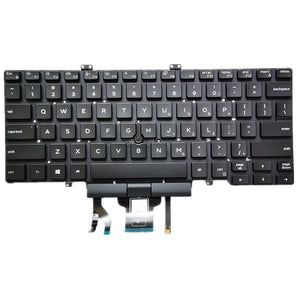 Laptop Keyboard For Dell Latitude 7200  Black US United States Edition