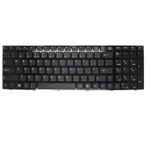Laptop Keyboard For MSI GE62 2QC-264XCN 2QC-648XCN 2QD- 007XCN 2QD-007XCN 2QD-059XCN 2QD-059XCN 2QD-647XCN 2QE-052CN 2QE-053XCN 2QE-216XCN 2QF-255XCN 6QC-489XCN 6QC-490XCN  Colour Black UK United Kingdom Edition
