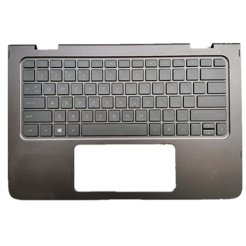 Laptop Upper Case Cover C Shell & Keyboard For HP Spectre 14-3100 Black 