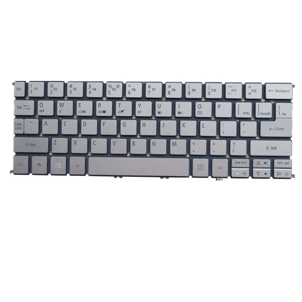 Laptop Keyboard For ACER For Aspire S7-392 Silver US United States Edition