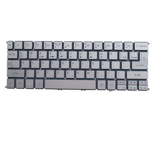 Laptop keyboard for ACER For Aspire V3-431 Colour Silver US united states edition V121646CS4 9Z.N9RSU.31D