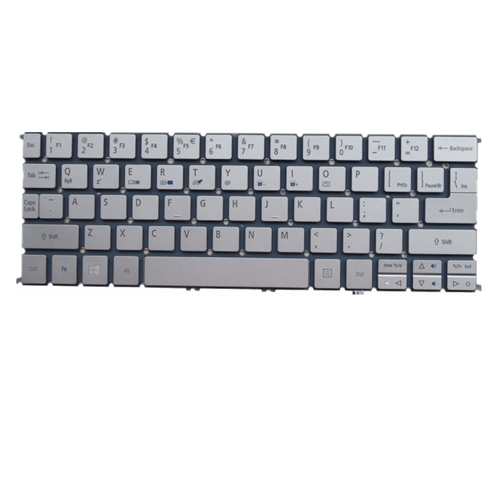 Laptop keyboard for ACER S7-391 Colour Silver US united states edition With backlight MP-12C53U4J4422