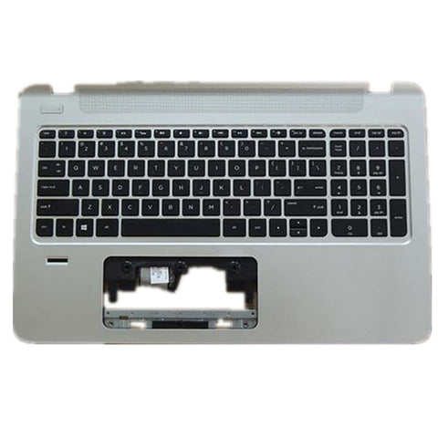 Laptop Upper Case Cover C Shell & Keyboard For HP ENVY 15-K 15-k000 15-k100 15-k200 15-k200 (Touch) 15-k300 014tx 033tx 224tx Silver 763578-001