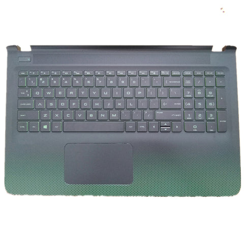 Laptop Upper Case Cover C Shell & Keyboard & Touchpad For HP Pavilion 15-BJ 15-bj000 Black 