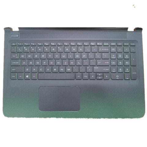 Laptop Upper Case Cover C Shell & Keyboard & Touchpad For HP Pavilion 15-AK 15-ak100 15-ak000 002TX 030TX 020TX 15-ak100 (Touch) 15-ak000 (Touch) Black 832805-001