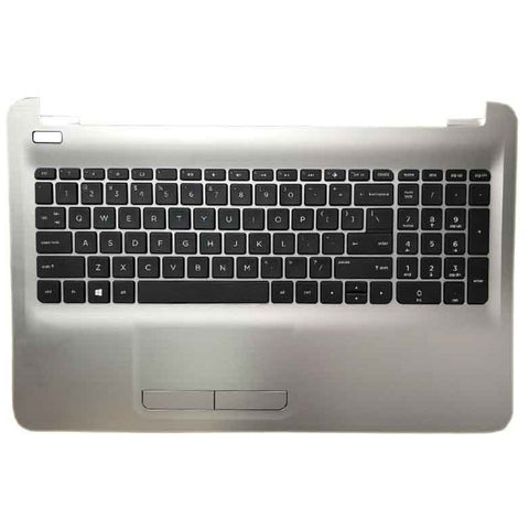 Laptop Upper Case Cover C Shell & Keyboard & Touchpad For HP 15-AY 15-ay000 15-ay000 (Touch) 15-ay100 15-ay500 Silver 