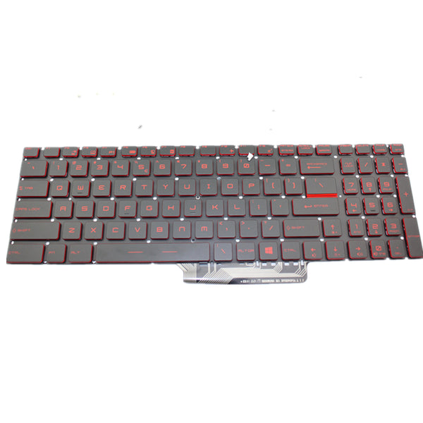 For MSI GE62 WITH BACKLIGHT With Red Caps