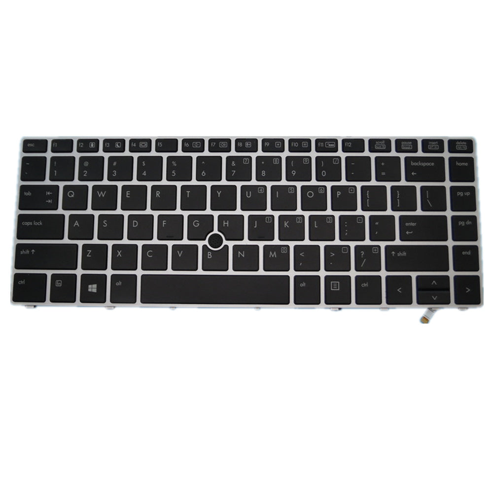 Laptop Keyboard For HP folio 9470m Colour Silver With withour Backlight US UNITED STATES edition