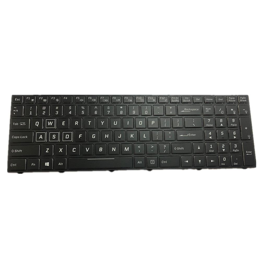 Laptop Keyboard For CLEVO NL41CU NL41GU NL41ZU Black US United States Edition