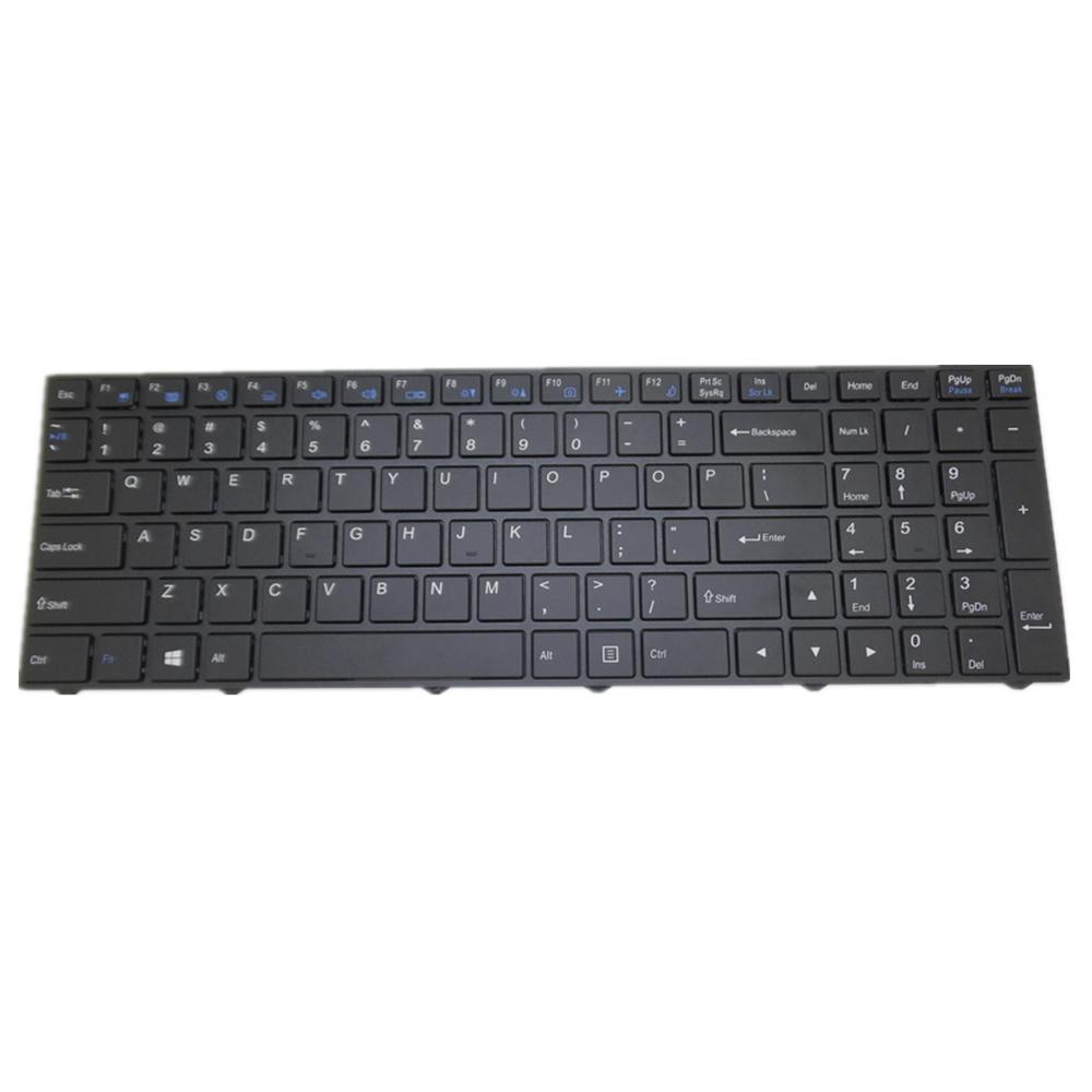 Laptop Keyboard For CLEVO N850 N850EL N850EZ Black US United States Edition